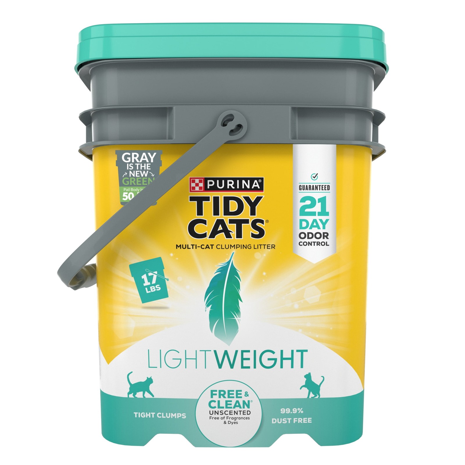 Purina Tidy Cats Free and Clean LightWeight Cat Litter, Unsc