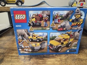 LEGO CITY: Mining 4x4 (4200) 100% Complete set with Original Box - Retired