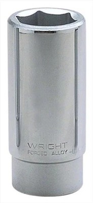 Wright Tool 6524 - 3/4Inch Drive 6 Point Deep Socket - 3/4Inch
