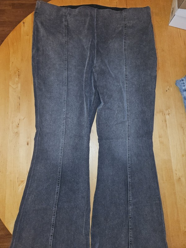 Lee Stretch Flared Gray Wash Jeans 2XL