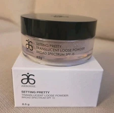 Arbonne Setting Pretty Translucent Loose Powder Broad Spectrum SPF 15 8.5G