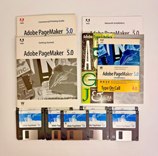 Adobe PageMaker 5.0 for DOS and Windows 3.1, NO VERIFICATION CODE, UNTESTED