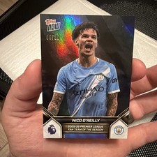 2025/26 Topps Now NICO O’REILLY Black /10 Premier League Fan Team Season