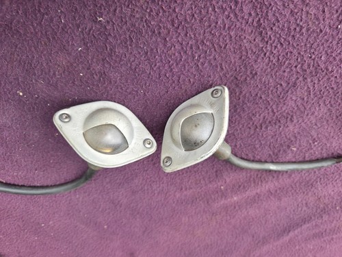 Vintage GMC Chevy Trucks License Plate Lights GUIDE IX SAE L64 Complete UNTESTED