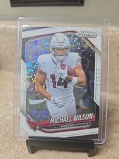 Michael Wilson - 2025 Panini Prizm White Disco Prizm #145 - Arizona Cardinals