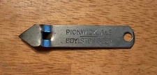 Pickwick Ale Boylston Beer Vintage Beer Bottle Can Opener Cambridge MA