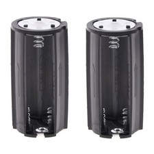 2x 3-AA to D-cell Battery Holder Cylindrical Case for Flashlights Round Circular