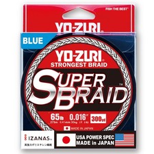 Yo-Zuri Superbraid Blue 300 Yards Superbraid Fishing Line
