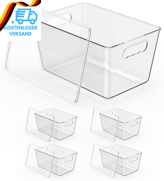 Kjixyung KüHlschrank Organizer, Aufbewahrung KüHlschrank, Stapelbar KüChen Organ-image