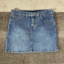 Calvin Klein Jeans Denim Mini Skirt Blue Women s Size 5 29X14