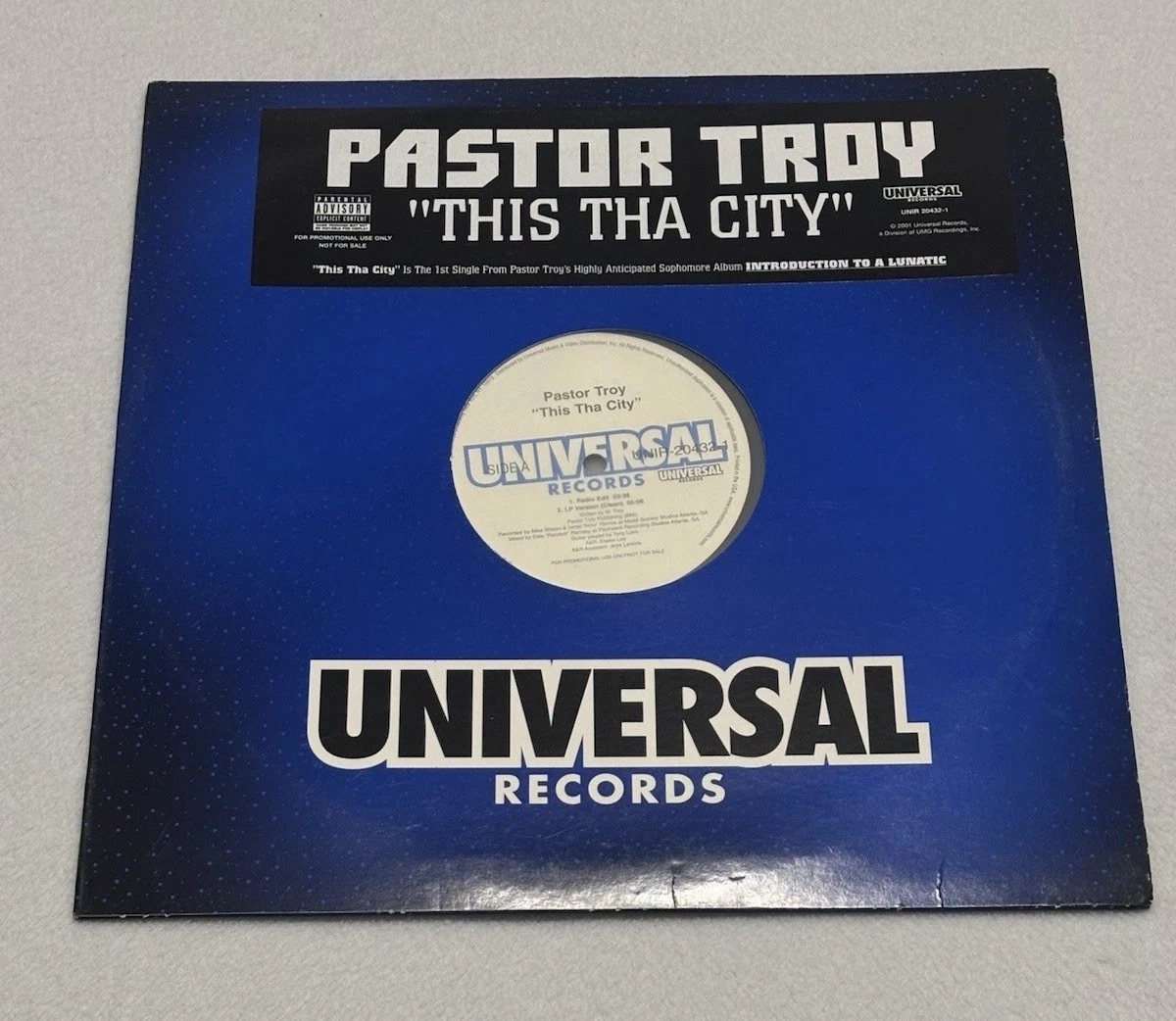 Rap & Hip-Hop Single Southern 33 RPM Speed Vinyl Records for sale