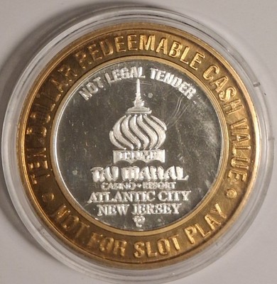 TRUMP TAJ MAHAL .999 FINE SILVER CASINO CHIP COLLECTORS SERIES | eBay