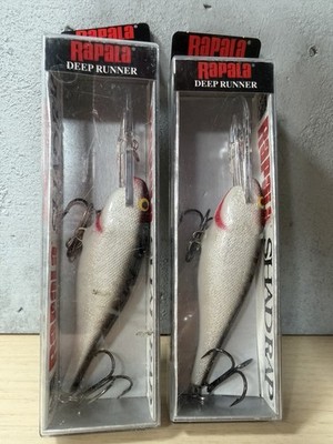 2 Pack Rapala Shad Rap SR9 Silver Fishing lures