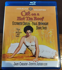 Cat on a Hot Tin Roof - Blu-Ray - Warner Archive - Elizabeth Taylor - Like new!