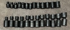 SNAP ON  12-Pc 3/8" Dr 6-Pt Flank Drive® Shallow Impact Impact Swivel Socket Set