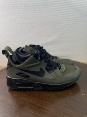 Nike Air Max 90 Mid Winter Dark Loden Sneakerboot Green Black Men's Size 7