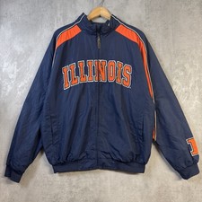 Colosseum Athletics Trainingsjacke Herren M Navy Illinois Vintage 80er/90er Full Zip