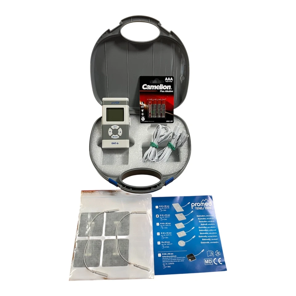 Tensgerät Promed EMT6, Tens, Schmerztherapie, EMS, Muskelstimulation - Bild 1 von 2