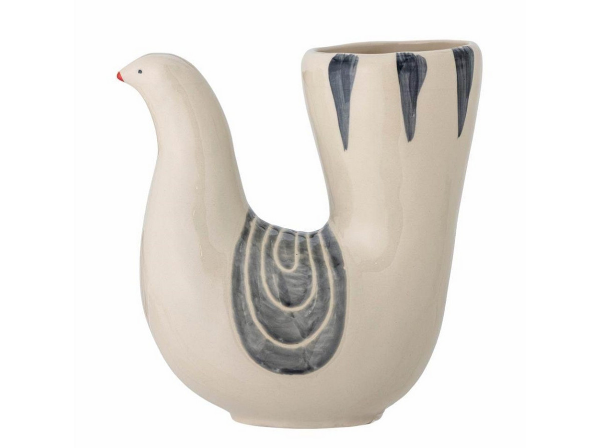 Bloomingville - Trudy Vase White Stoneware (82060891) - Bild 2
