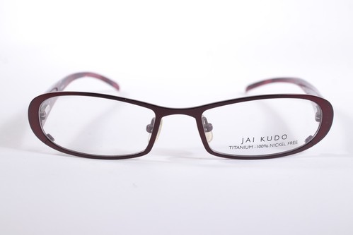 Jai Kudo Eyeglasses 1040 1490 Women Purple Full Rim Metal Glasses Frames 51 mm - Picture 2 of 4