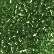 DB1107 Miyuki Delica Seed Beads Size 11/0 Transparent Olive Green 7.2GM Tube