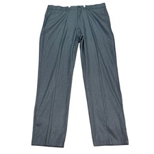 Greg Norman Attack Life Pants Mens 36x32 Gray Stretch Waistband Straight Leg EUC