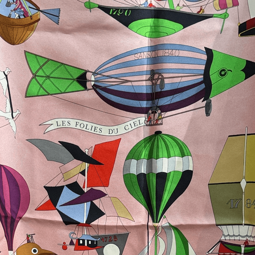 Hermes Les Folies du Ciel Seidentuch - Bild 4 von 5