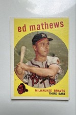 1959 Topps - Eddie Mathews #450 G/vg