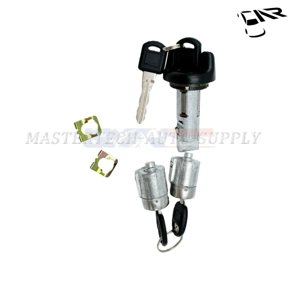 Juego de cilindros de encendido y bloqueo de puerta para GMC C1500, C2500 Suburban 1995-1997 Foto 4 de 4