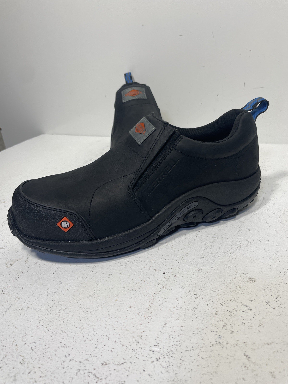 Merrell Men's Jungle Moc LTR CT CSA Work Shoes J003347 Black Leather Size 9M image 3