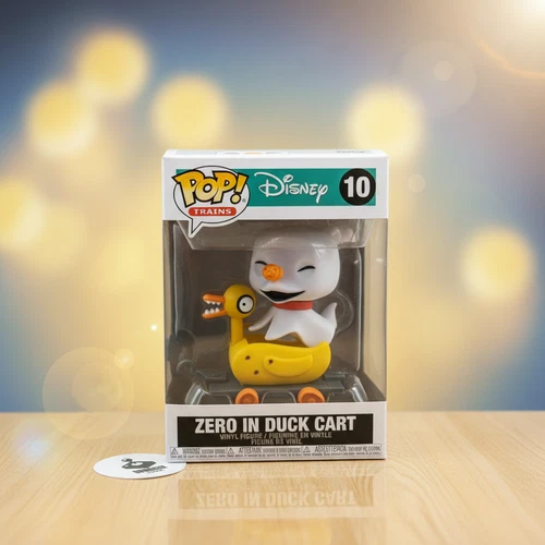 Funko Pop Trains! Disney Nightmare Before Christmas Zero in Duck Cart #10