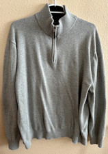 Nautica Szary 100% Bawełna Pull-over Sweter z długim rękawem rozm. XXL