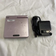 Nintendo Game Boy Advance SP AGS-101 with Charger - Pearl Pink OEM