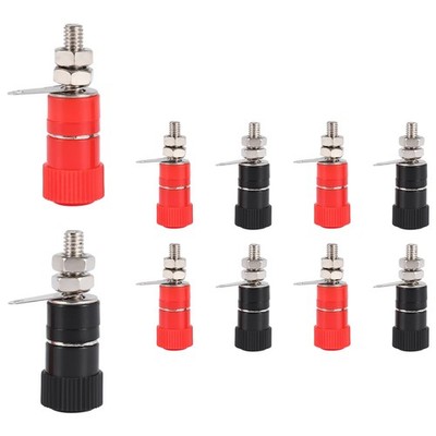 10 Pcs 3.8mm Thread 4mm Banana Plug Socket Binding Post Replacement T9V94202