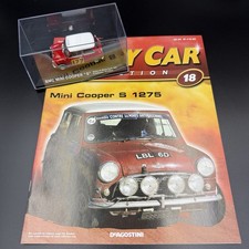 DeAgostini Rally Car #18 - BMC Mini Cooper S 1275 Monte Carlo Model + Magazine
