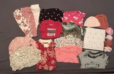 0-3 Month Baby Girl Pants/Shirt/Pajama Bundle