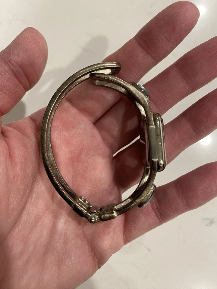 Vintage Nine West Pulseira Relógio de Pedra - Imagem 4 de 4