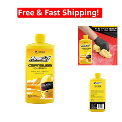 #ad 16 oz Carnauba Liquid Wax – Easy Application for High Gloss Finish amp; Protection $19.77