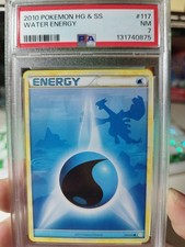 2010 Pokemon Heartgold & Soulsilver #117 Water Energy PSA 7 Lugia