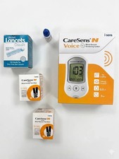 CareSens N Voice Blood Glucose Monitor Kit NEW SEALED Strips Lancets Ex 4/2027