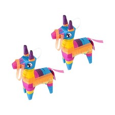  2pcs Cinco De Mayo Donkey Pinata Carnivals Festivals Pinata Toy Fiesta Taco