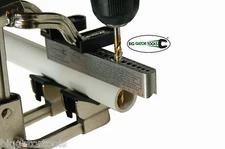 Drill guide jig - 17 holes - portable drill press results - drill straight holes