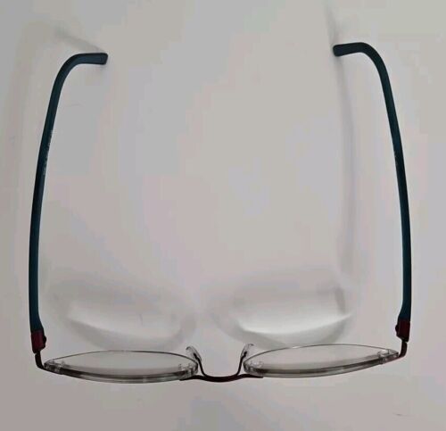 Silhouette Eyeglasses 5506 70 3040 Titan Burgundy Blue Rimless Austria 53-17 135 - Picture 3 of 7