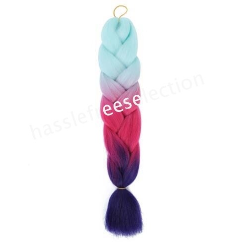 JUMBO Braiding Hair 60cm Hair Extensions Crochet Synthetic Fiber Braid Kanekalon - Picture 131 of 178
