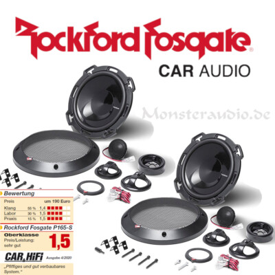 Rockford Fosgate Punch P16S 120 Watt 16,5cm Lautsprecher Auto Boxen 165mm P165-S