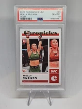 2023 UFC CHRONICLES RC MOLLY MCCANN GOLD /10 PSA 10 POP 1