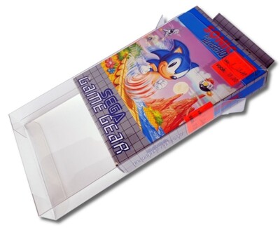 10x Box Protectors For SEGA GAME GEAR Video Games Clear Acid-Free Display Cases