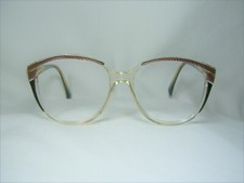 Jacques Fath, luxury eyeglasses, scallop, Cat Eye, oval, frames, NOS vintage