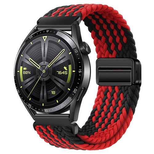 20 22mm Magnetic Nylon Strap Sport Wrist Watch Band Replacement Braided Bracelet - Picture 68 of 164