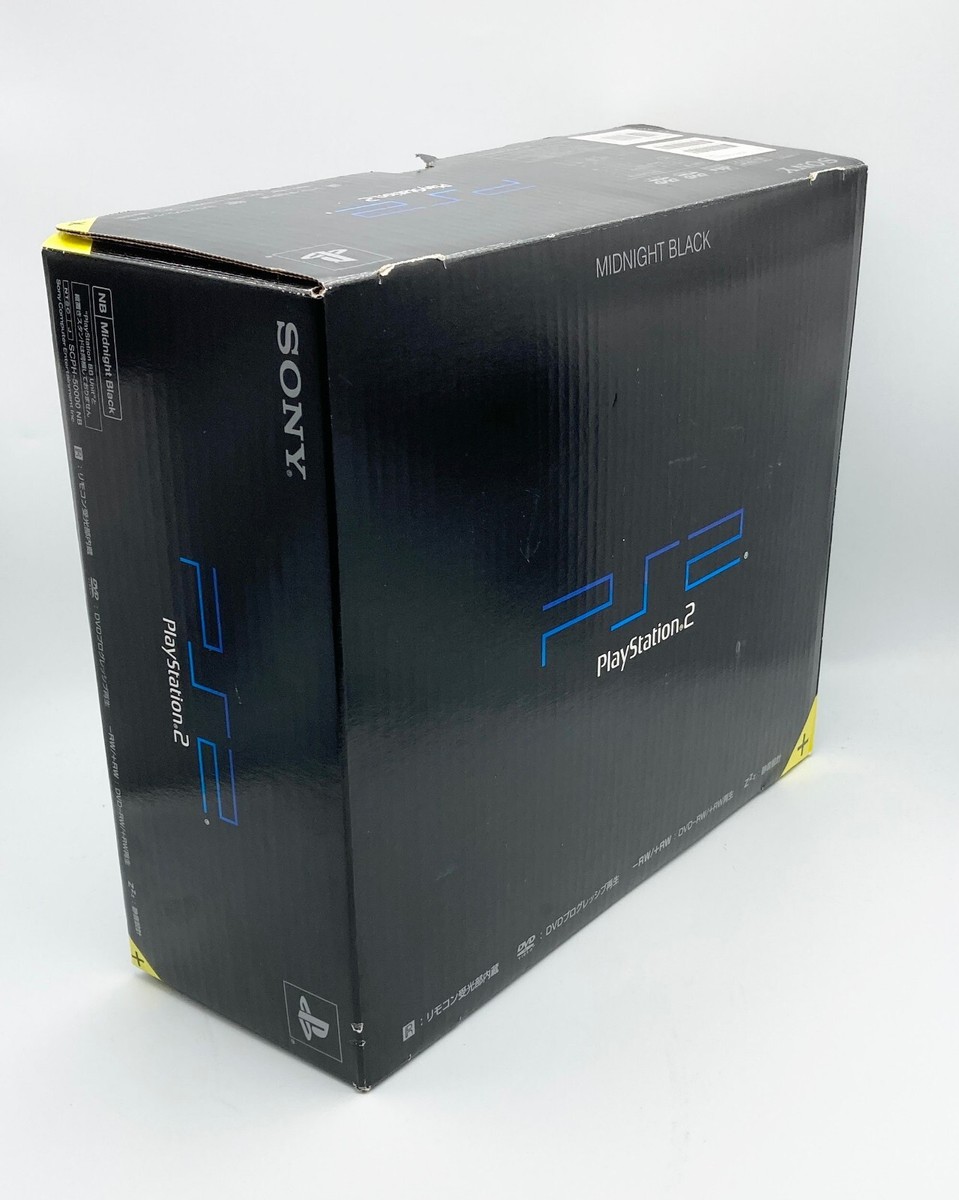 SONY PlayStation2 PS2 SCPH-50000 NB Midnight Black Console